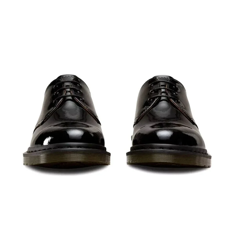 Dr Martens x Beams 1461 Mens US 5 Black Patent Lamper Oxford Lace Up Dress Shoe